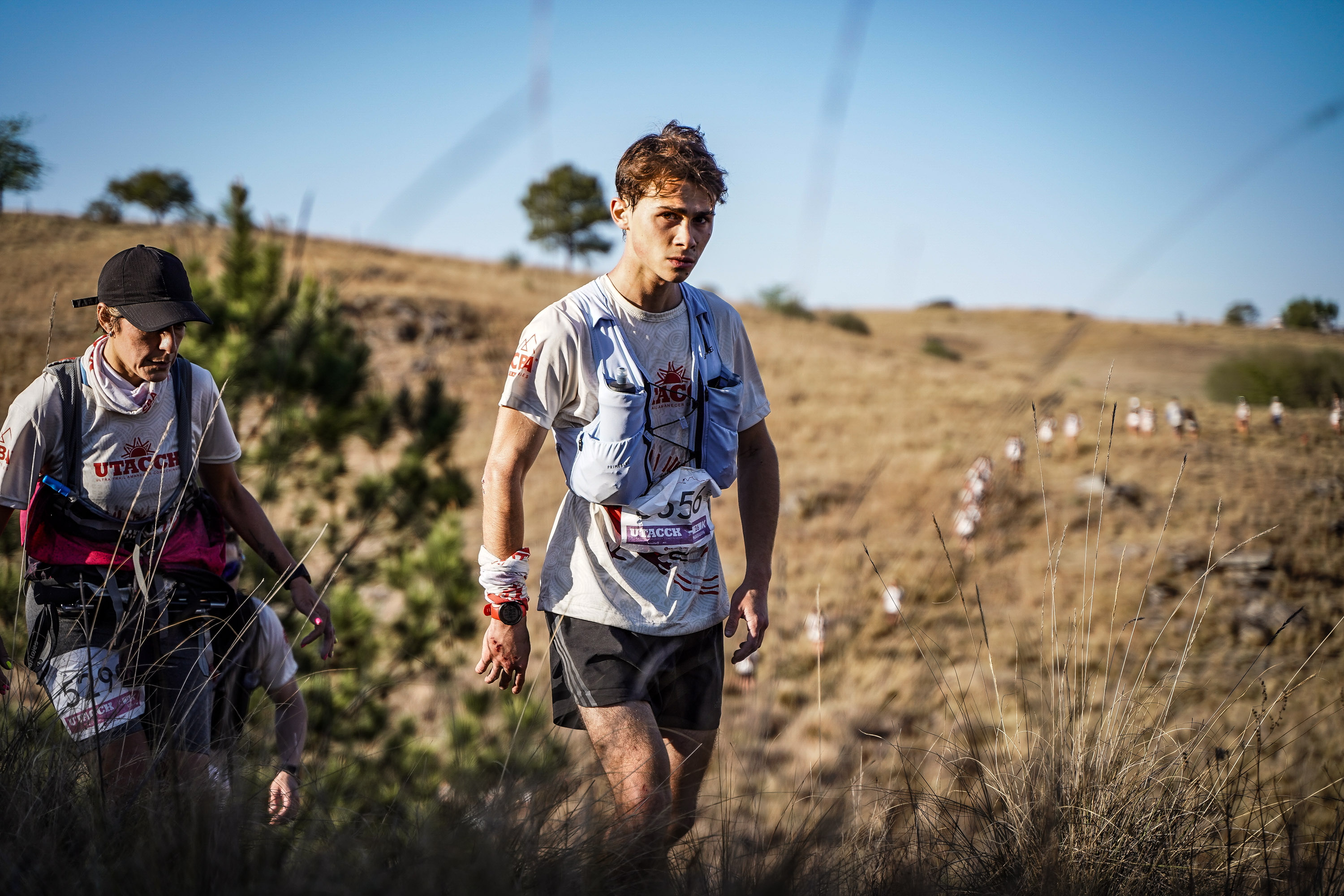 En una carrera de trail