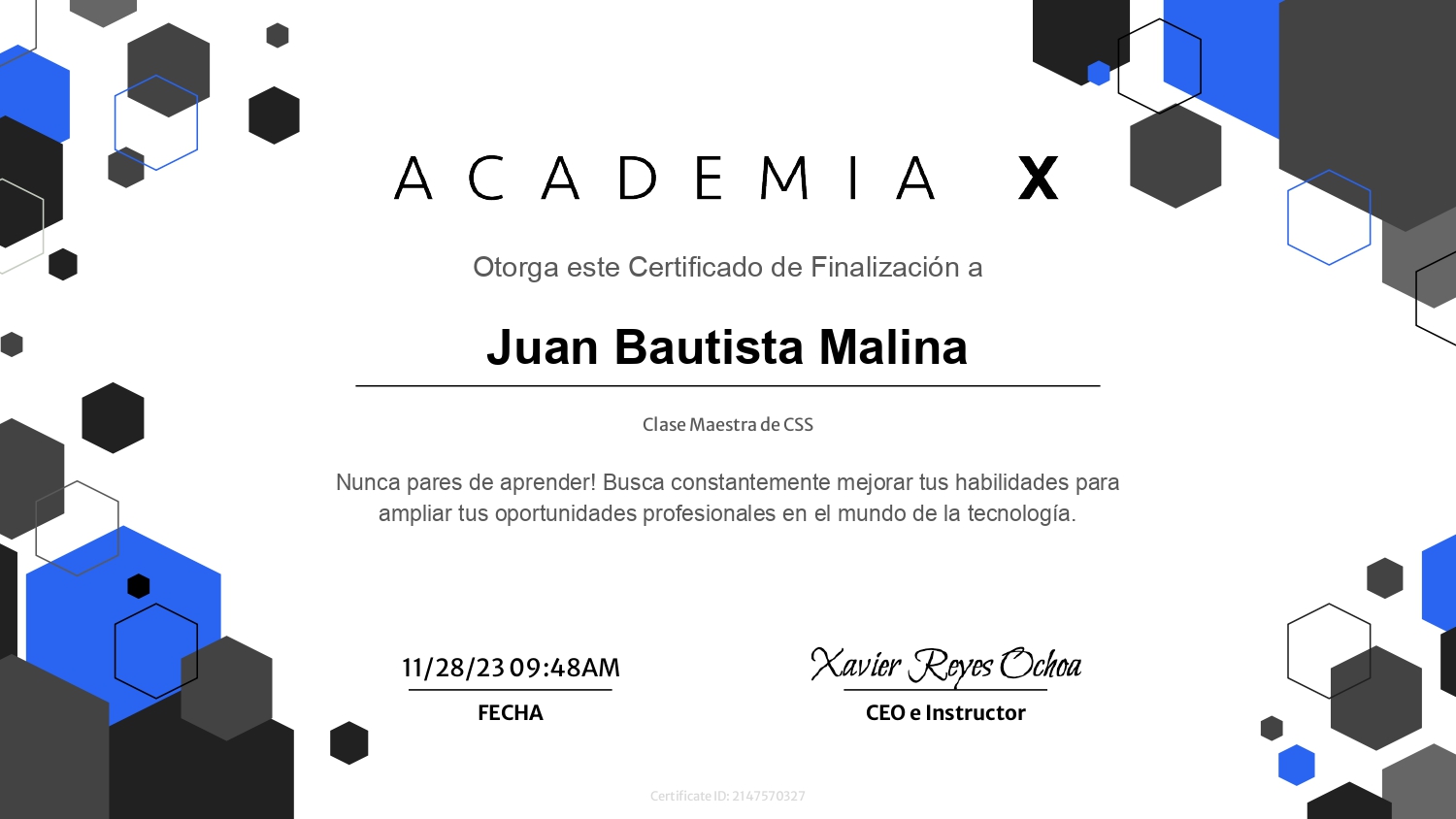 CSS AcademiaX